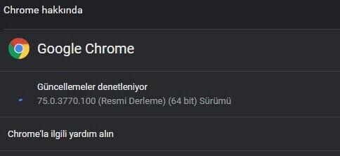 Google Chrome Otomatik Güncellemeleri Açma