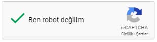 Google ReCAPTCHA'dan Nasıl Kurtulurum ?