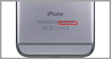 iPhone IMEI kodu