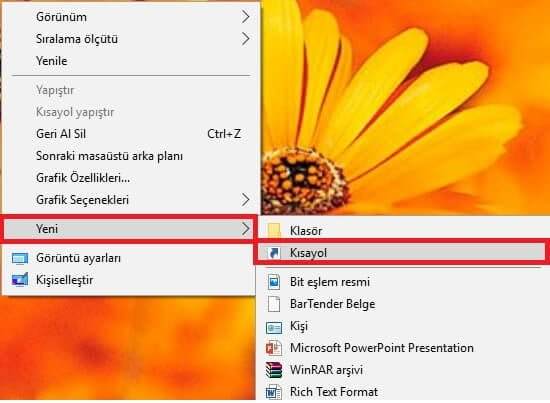 4 Adımda Chrome İnternet Sayfasını Masaüstüne Kısayol Yapmak