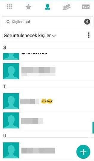 Kişilere Emoji Ekleme