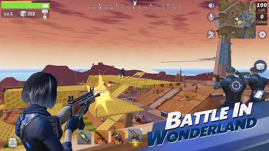 pubg fortnite benzeri Mobil Battle Royale Oyunu