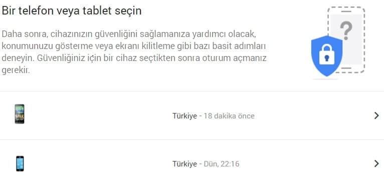 Kayıp veya Çalınan Android Telefon Nasıl Bulunur?