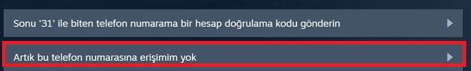 Steam Hesap Kurtarma