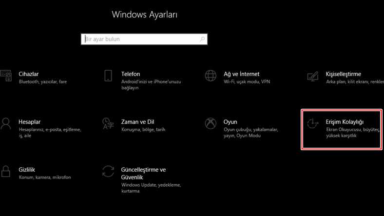 4 Adımda Windows 10 Yazı Boyutu Değiştirme