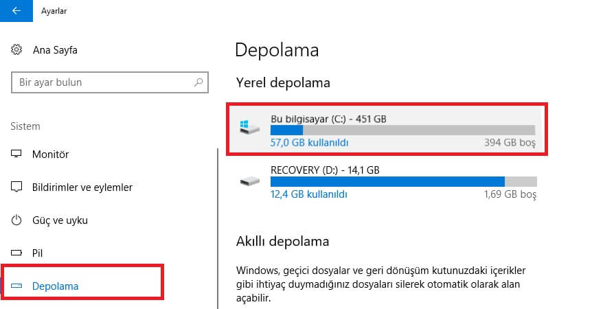 9 Adımda Windows 10 Gereksiz Dosyaları Silme