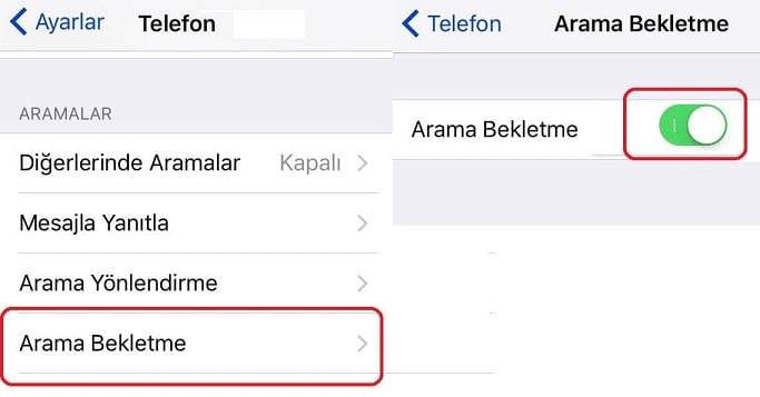 Telefonum biri aradığında meşgul çalmasın!