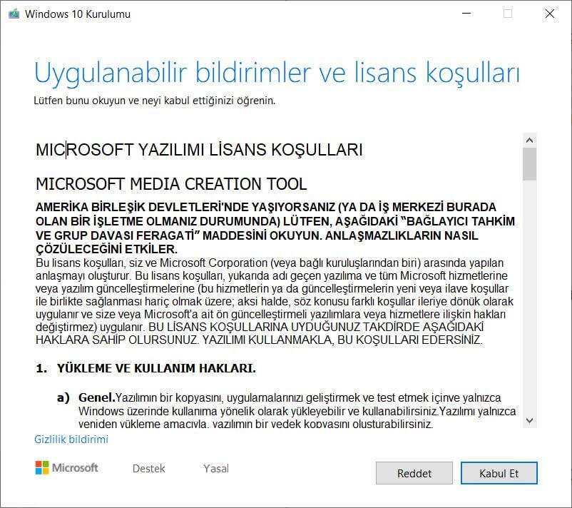 Windows 10 Türkçe ISO İndirme ve Kurulum Rehberi