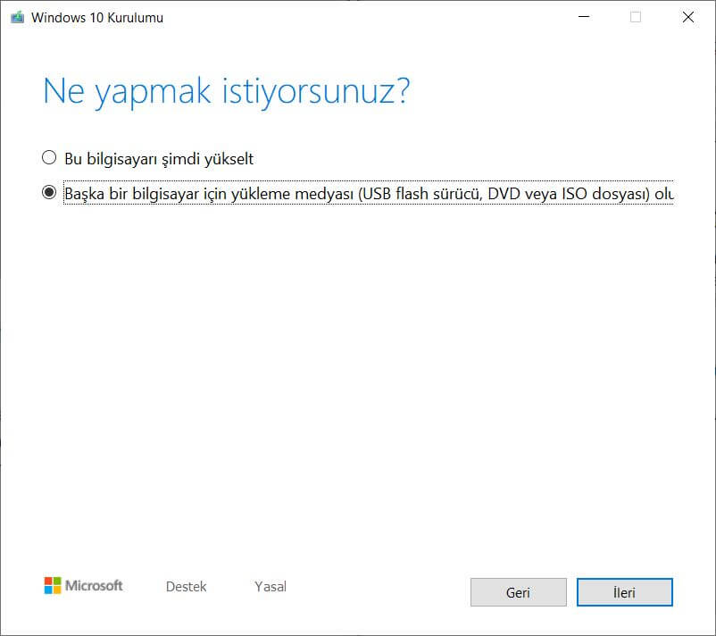Windows 10 Türkçe ISO İndirme ve Kurulum Rehberi