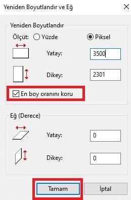 Paint ile Fotoğraf Boyutu Küçültme