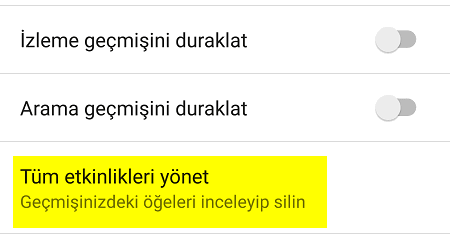 Youtube izleme geçmişini otomatik olarak silme Youtube izleme geçmişini otomatik olarak silme