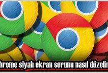 Chrome Ekran Siyah Oldu Nasıl Düzelir ?