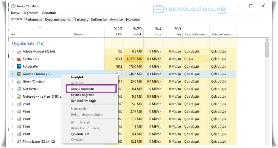 Chrome Ekran Siyah Oldu Nasıl Düzelir ?