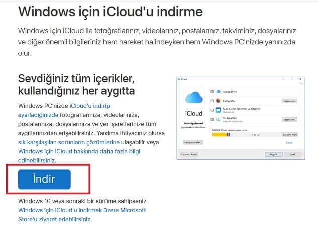 iCloud Windows'da Nasıl Kullanılır ?