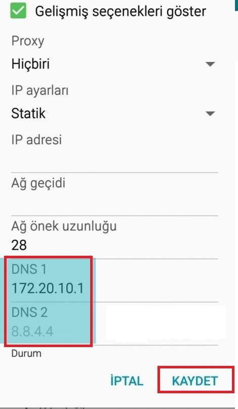 dns ayarları 2020, windows 10 dns değiştirme, android dns değiştirme, iPhone dns değiştirme, güncel dns adresleri 2020