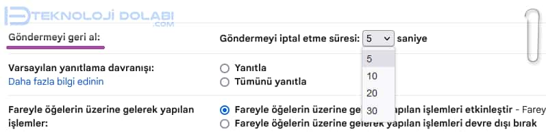 Gmail’de Gönderilmiş Maili Geri Alma!