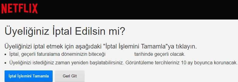 netflix otomatik ödeme kapama, netflix otomatik ödeme talimatı kapatma, netflix üyelik iptali, Netflix kredi kartı silme