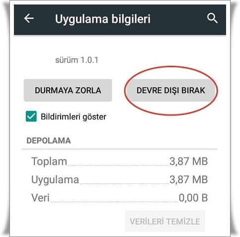 Android Devre Dışı Bırakılan Uygulamaları Etkinleştirme Nasıl Yapılır?