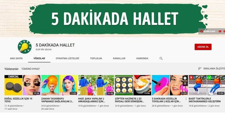 Youtube'da en çok kazanan 20 Türk kanalı, en çok kazanan türk youtuberlar, en çok kazanan youtuberlar turkiye, youtube en çok kazanan