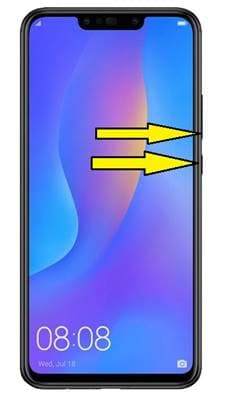 Huawei P Smart ekran görüntüsü alma