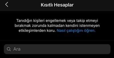 Instagram hesap kısıtlama nedir, Instagram kısıtlı hesap,İnstagram kısıtlandığımı nasıl anlarım