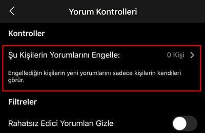 instagram yorum sınırlandırma,instagram yorum engelleme,instagram yorum engeli