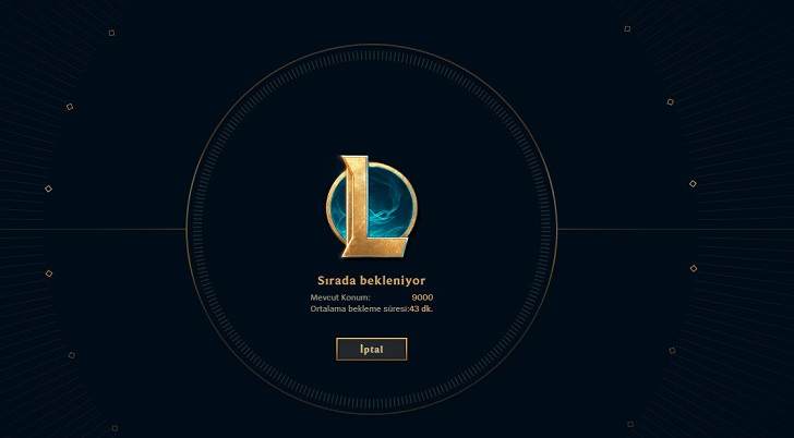 LoL sırada bekleniyor hatası,Lol sırada bekleniyor sorunu,Lol sırada bekleniyor ne demek,League Of Legends oyuna girilmiyor