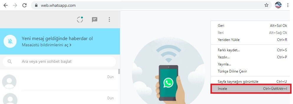 WhatsApp Web Karanlık Mod,Wp karanlık mod nasıl açılır,WhatsApp web dark mode
