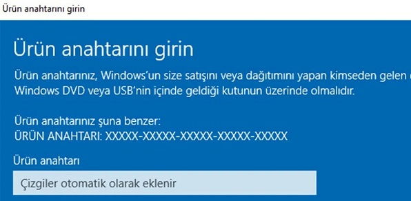 Windows 10 etkinleştirme,Windows 10 ürün anahtarı