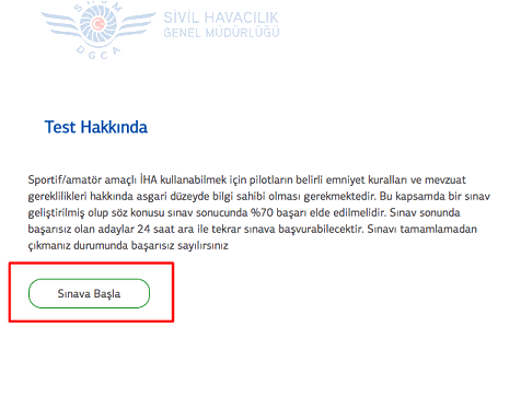 İHA Pilot Kayıt Başvurusu, İHA-1 lisansı alma,Drone uçuş izni