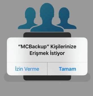 iPhone kişileri sim karta kopyalama