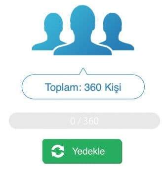 iPhone kişileri sim karta kopyalama