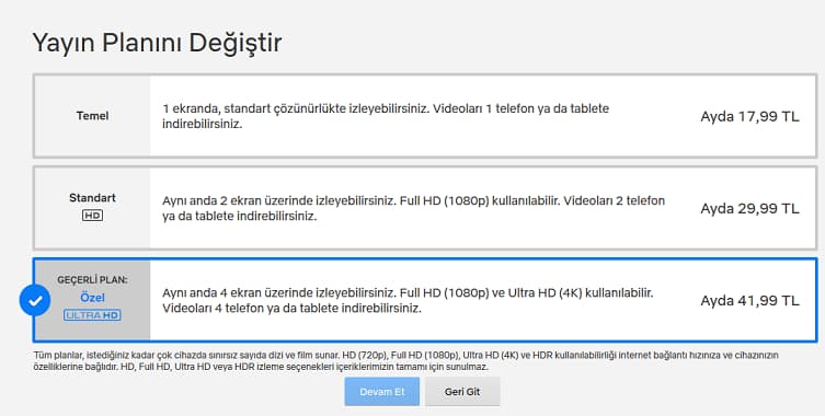 Netflix Plan Değiştirme Nasıl Yapılır?