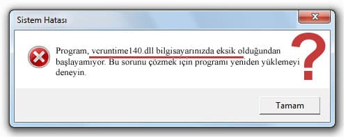 vcruntime140.dll Hatası Nedir, Nasıl Çözülür?