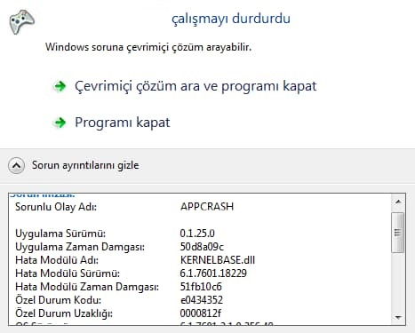 Appcrash Hatası Nedir, Nasıl Çözülür?