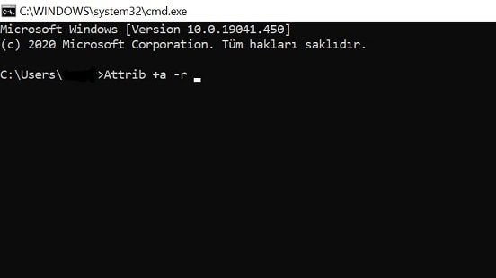 Attrib Komutu Nedir?