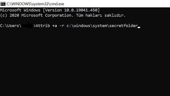 Attrib Komutu Nedir?