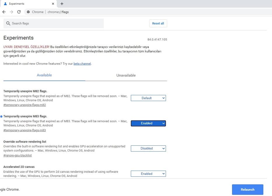 Chrome Flags nedir, ne işe yarar, nasıl kullanılır?
