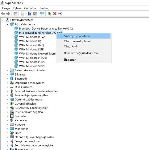 Ethernet Geçerli bir IP Yapılandırmasına Sahip Değil Sorunu Çözümü