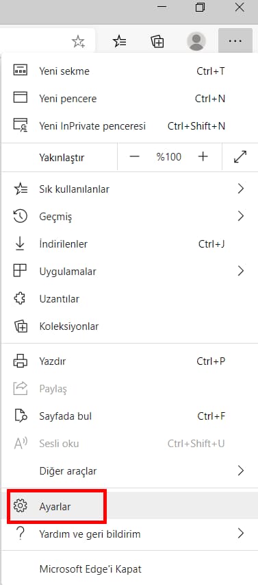 Microsoft Edge Açılış Sayfasını Değiştirme