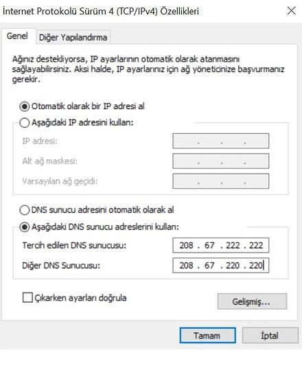 Open DNS nedir?