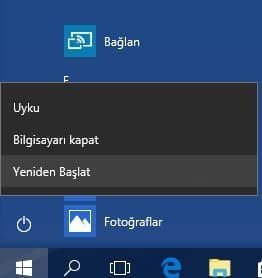 Bilgisayarı Yeniden Başlat nedir? Yeniden Başlatma ve Kapatma arasında ne fark var?
