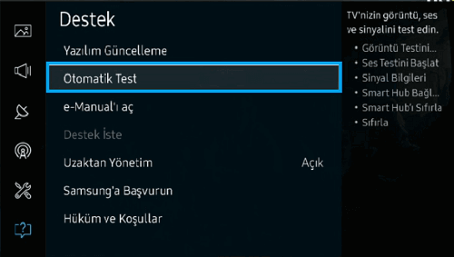 Samsung TV nasıl sıfırlanır ?