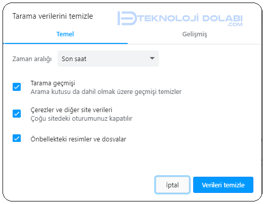 4 Adımda Tarayıcılarda Cache Temizleme İşlemi Nasıl Yapılır?