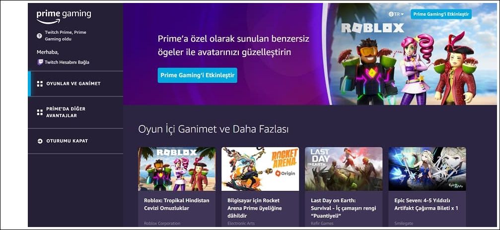 Twitch ve Amazon Prime Gaming Hesapları Nasıl Birleştirilir?