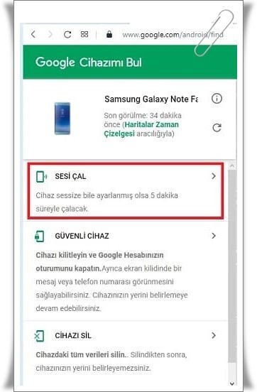 Sessizde olan Telefon Nasıl Bulunur?