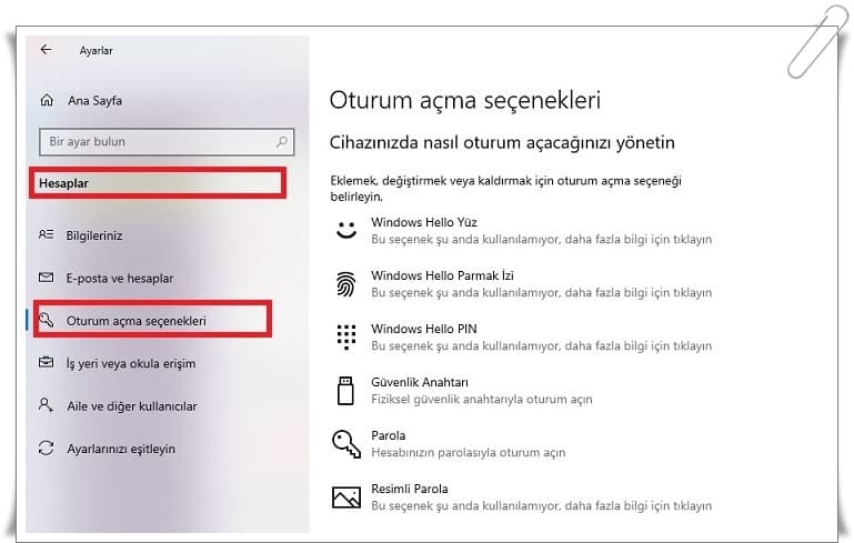 Windows 10 Oturum Açma Seçenekleri Nelerdir? Windows 10 Oturum Açma Seçenekleri Nelerdir?