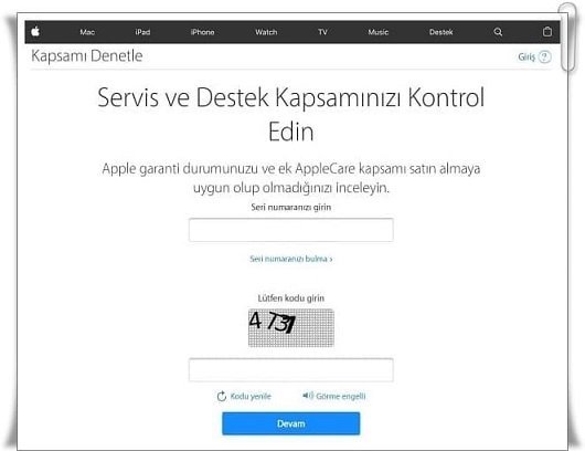 Iphone Garanti Sorgulama Nasil Yapilir Teknoloji Dolabi