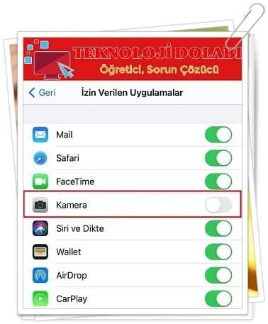 iPhone Kilit Ekranı Kamera Kaldırma Nasıl Yapılır?