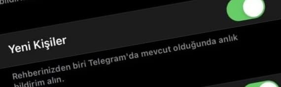 Telegrama Katıldı Bildirimi Nasıl Kapatılır?